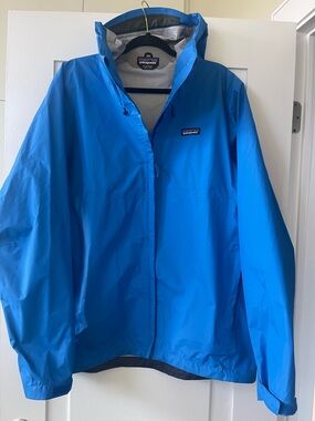 Men’s Patagonia Blue Torrentshell Waterproof Hooded Jacket XL